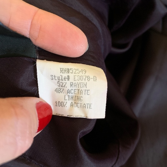 Vintage 90s Racerback Halter Deep Eggplant Purple Bias Satin Dress Gown 2 - Picture 9 of 10